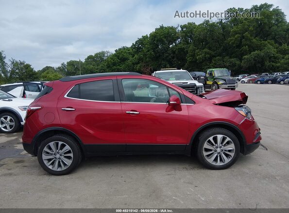 KL4CJESB4KB722157 2019 BUICK ENCORE Красный Вид задней части салона