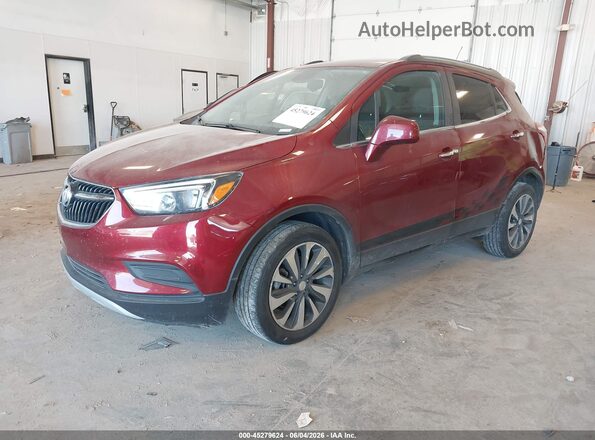 KL4CJESB4MB358289 2021 BUICK ENCORE Красный Передняя левая четверть