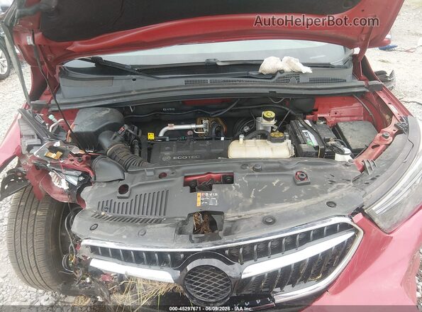 KL4CJESB5HB257350 2017 BUICK ENCORE Red უკანა ხედი