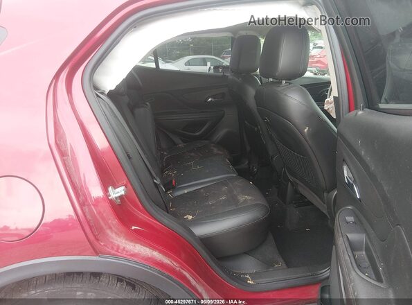 KL4CJESB5HB257350 2017 BUICK ENCORE Red VIN კოდის სტიკერის ხედი