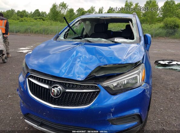 KL4CJESB6HB132289 2017 BUICK ENCORE Blue Vista frontal