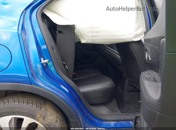 KL4CJESB6HB132289 2017 BUICK ENCORE Blue Vista de la etiqueta del VIN