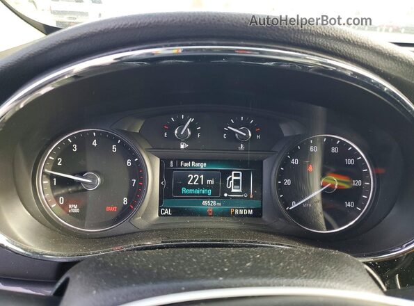 KL4CJESB6JB688477 2018 BUICK ENCORE Silver Widok zestawu wskaźników
