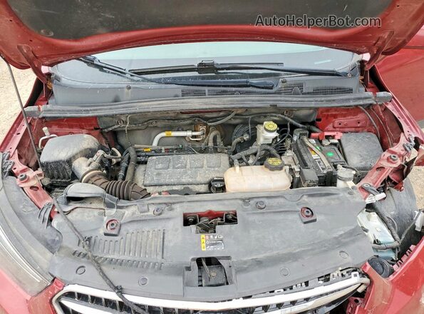 KL4CJESB7MB335864 2021 BUICK ENCORE Burgundy ძრავის განყოფილების ხედი
