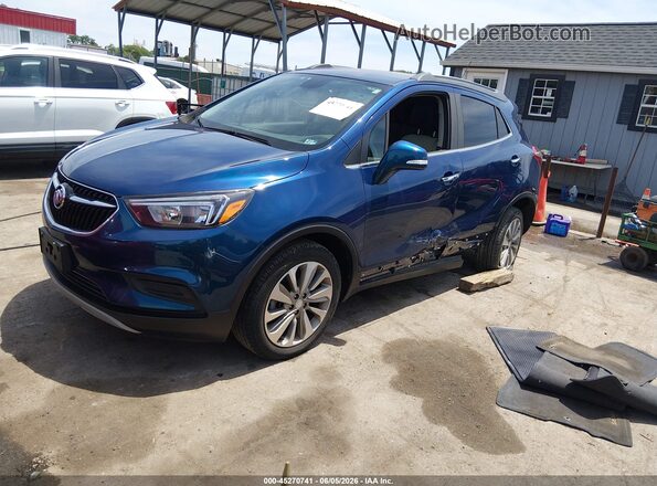 KL4CJESB9KB793547 2019 BUICK ENCORE Blue Передня ліва чверть