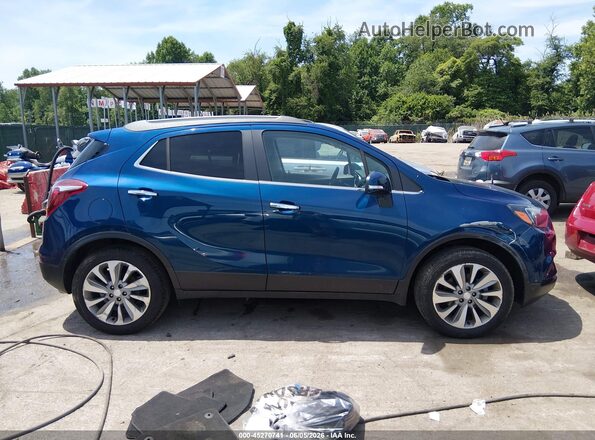 KL4CJESB9KB793547 2019 BUICK ENCORE Blue Вид задньої частини салону