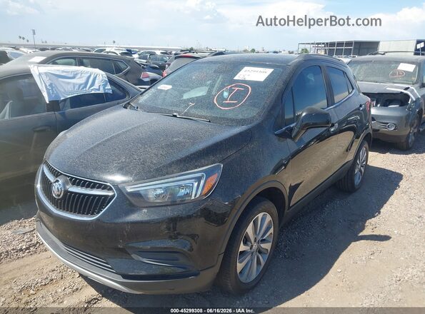 KL4CJESM0MB361935 2021 BUICK ENCORE Black Առջևի ձախ երեք քառորդ տեսարան