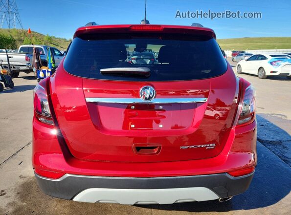 KL4CJESM0NB567905 2022 BUICK ENCORE Red Rear view