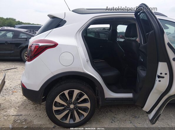 KL4CJESM2NB552788 2022 BUICK ENCORE White Vista de la etiqueta del VIN