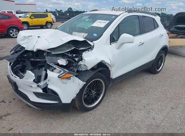 KL4CJESM8NB505880 2022 BUICK ENCORE White Առջևի ձախ երեք քառորդ տեսարան
