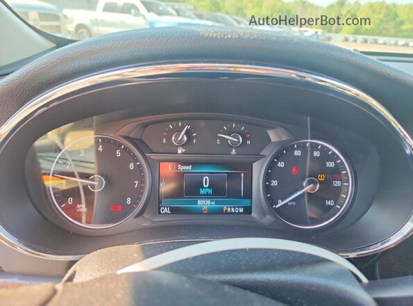 KL4CJFSB2HB066474 2017 BUICK ENCORE White Սարքավորումների վահանակի տեսք