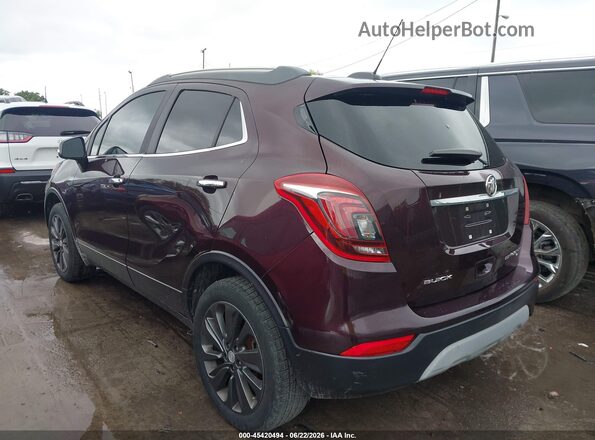 KL4CJFSB2HB097028 2017 BUICK ENCORE Burgundy Trasero izquierdo