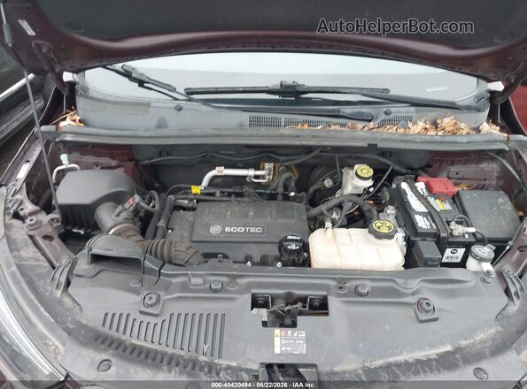 KL4CJFSB2HB097028 2017 BUICK ENCORE Burgundy Vista trasera