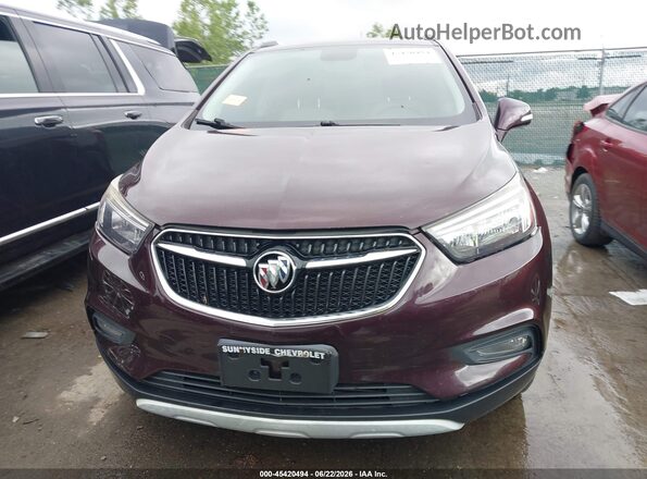 KL4CJFSB2HB097028 2017 BUICK ENCORE Burgundy Vista del cuadro de instrumentos