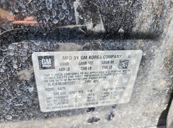 KL4CJFSB2HB153372 2017 BUICK ENCORE Black 