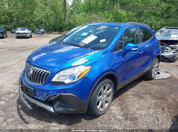 KL4CJFSB4GB592586 2016 BUICK ENCORE Синий Передняя левая четверть
