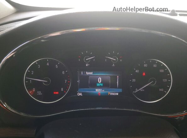 KL4CJGSB6LB069019 2020 BUICK ENCORE Black Instrument cluster view