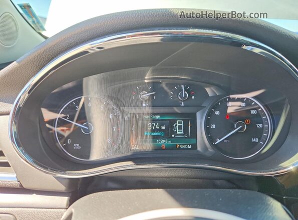 KL4CJGSB7JB537174 2018 BUICK ENCORE Silver Widok zestawu wskaźników
