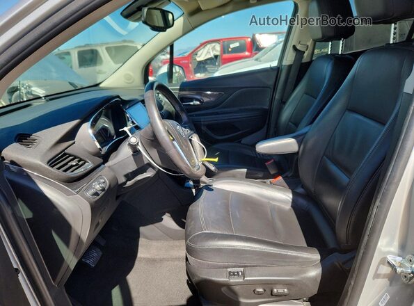 KL4CJGSB7JB537174 2018 BUICK ENCORE Silver Widok wnętrza z przodu