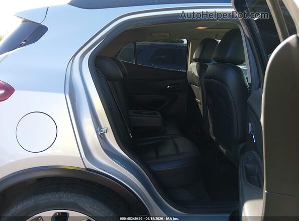 KL4CJGSM8KB774596 2019 BUICK ENCORE Silver VIN კოდის სტიკერის ხედი
