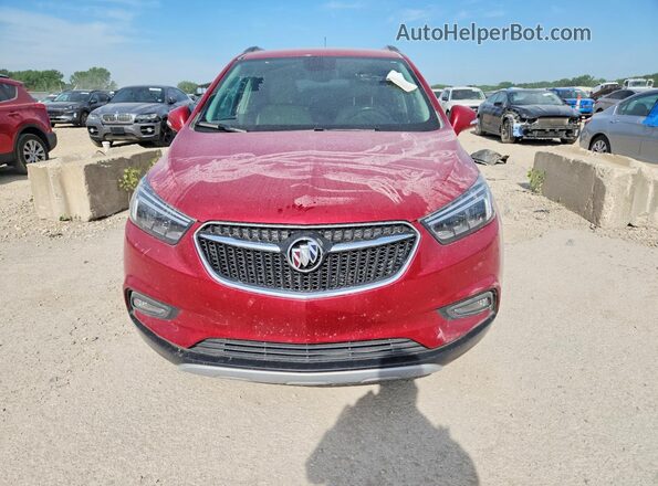 KL4CJGSM8KB958923 2019 BUICK ENCORE Burgundy Widok z przodu