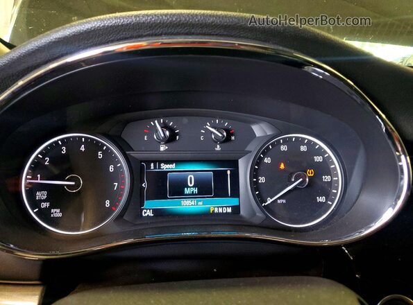 KL4CJHSMXHB076716 2017 BUICK ENCORE Black Instrument cluster view