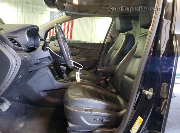 KL4CJHSMXHB076716 2017 BUICK ENCORE Black Front interior view