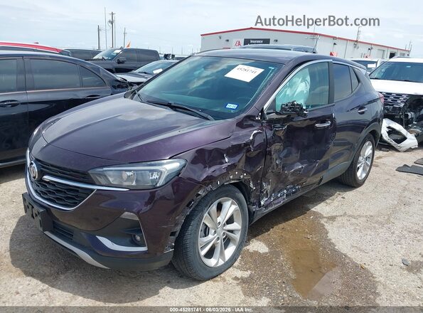 KL4MMBS20MB100474 2021 BUICK ENCORE Burgundy Front left
