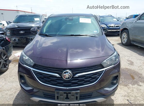 KL4MMBS20MB100474 2021 BUICK ENCORE Burgundy Rear interior view