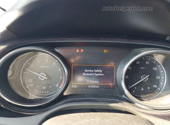 KL4MMBS21LB101440 2020 BUICK ENCORE Orange Instrument cluster view