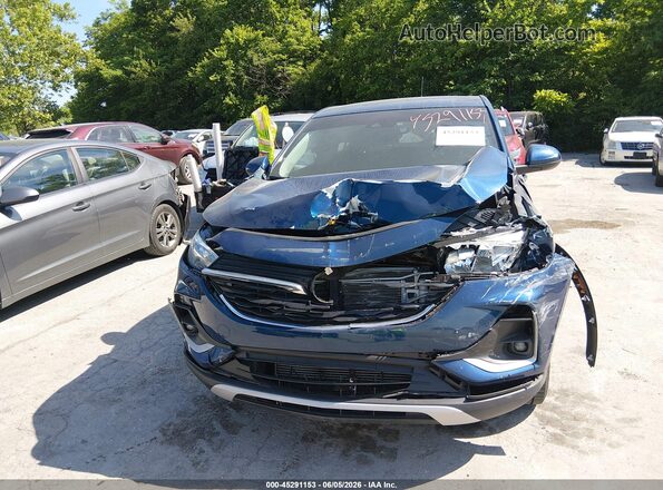 KL4MMBS24LB073455 2020 BUICK ENCORE Blue Instrument cluster view