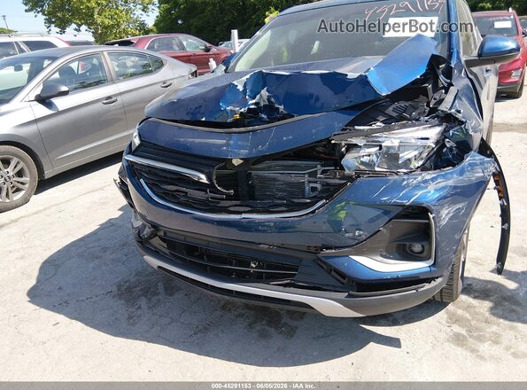 KL4MMBS24LB073455 2020 BUICK ENCORE Blue Front view