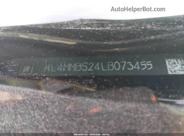 KL4MMBS24LB073455 2020 BUICK ENCORE Blue Engine compartment view