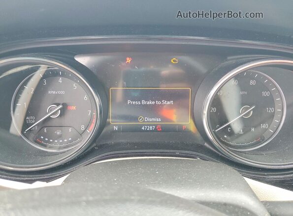 KL4MMBS24NB111589 2022 BUICK ENCORE Gray ხელსაწყოთა პანელის ხედი