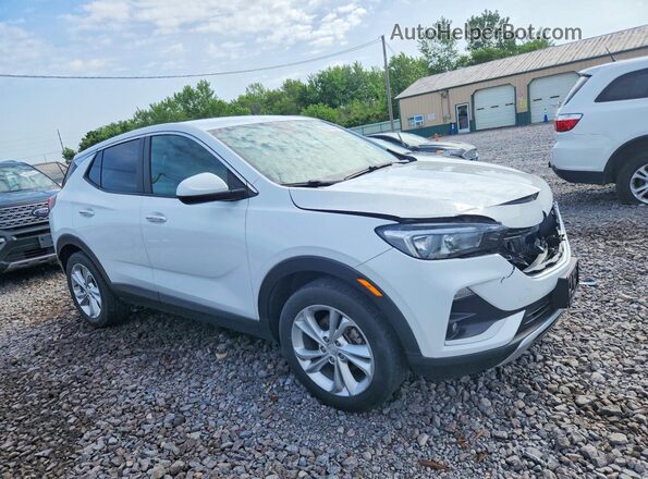 KL4MMBS25MB087382 2021 BUICK ENCORE Белый Передняя правая четверть