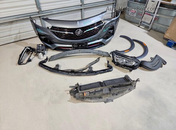KL4MMBS28MB155593 2021 BUICK ENCORE Gray VIN კოდის სტიკერის ხედი
