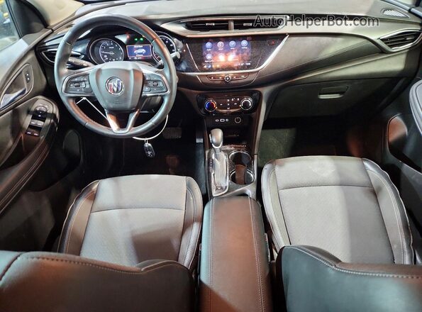 KL4MMBS28MB155593 2021 BUICK ENCORE Gray წინა პანელის ხედი