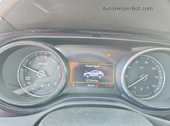 KL4MMBS28NB148712 2022 BUICK ENCORE White Вид щитка приладів