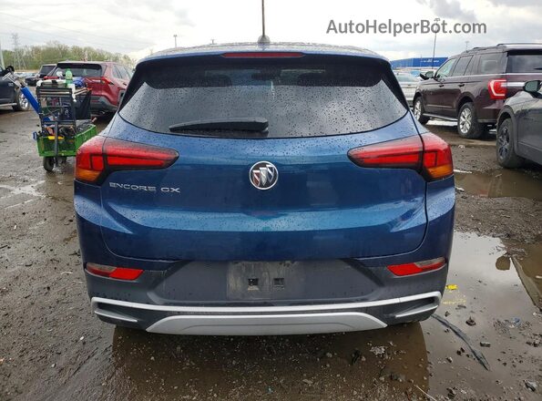KL4MMBS29MB053154 2021 BUICK ENCORE Blue Rear view