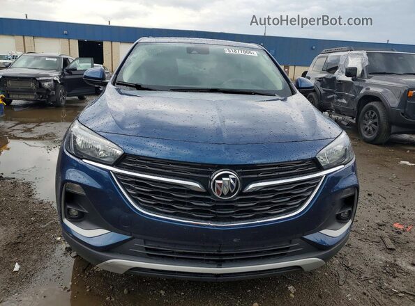 KL4MMBS29MB053154 2021 BUICK ENCORE Blue Front view