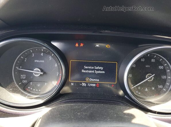 KL4MMBS2XNB100595 2022 BUICK ENCORE Black Սարքավորումների վահանակի տեսք