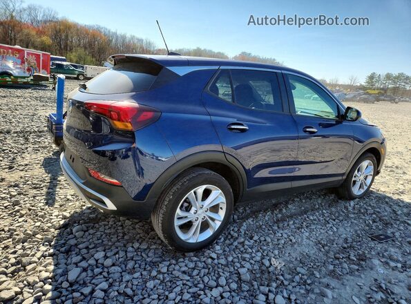 KL4MMBS2XNB141101 2022 BUICK ENCORE Синий Задняя правая четверть