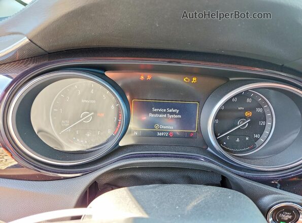 KL4MMBS2XNB141101 2022 BUICK ENCORE Синий Вид щитка приборов