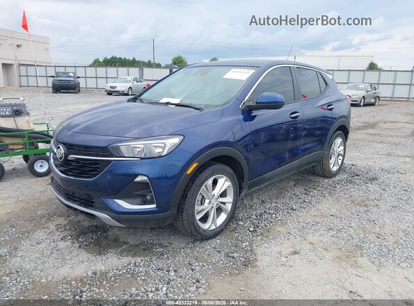 KL4MMBS2XPB099029 2023 BUICK ENCORE Синий Передняя левая четверть