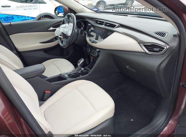 KL4MMBS2XPB100406 2023 BUICK ENCORE Maroon წინა სალონის ხედი