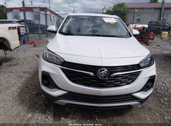 KL4MMCSL3NB080544 2022 BUICK ENCORE White ხელსაწყოთა პანელის ხედი