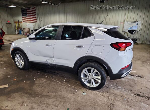 KL4MMCSL4NB083890 2022 BUICK ENCORE White Trasero izquierdo