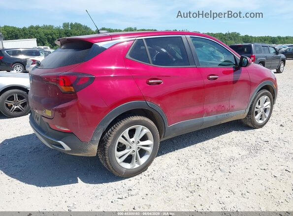 KL4MMCSL6LB117194 2020 BUICK ENCORE Maroon Задня права чверть