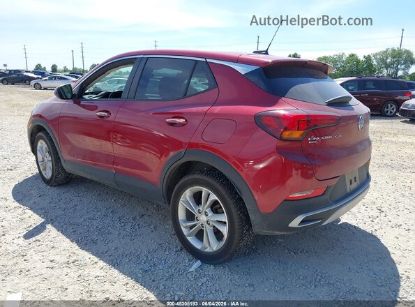 KL4MMCSL6LB117194 2020 BUICK ENCORE Maroon Задня ліва чверть