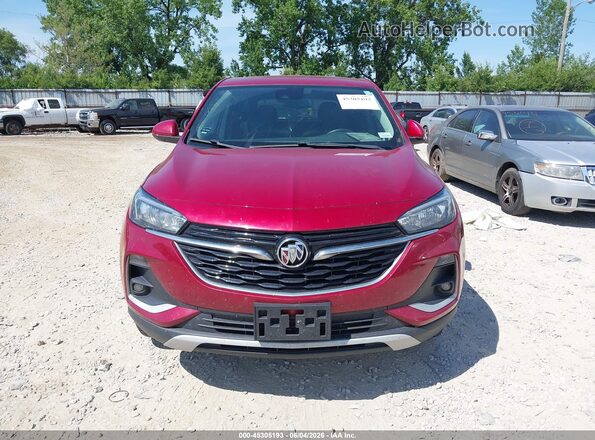 KL4MMCSL6LB117194 2020 BUICK ENCORE Maroon Вид щитка приладів